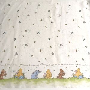 Classic Pooh Springs 2517 Single Border Cotton Blend Fabric 1 Yard x 45" Vtg
